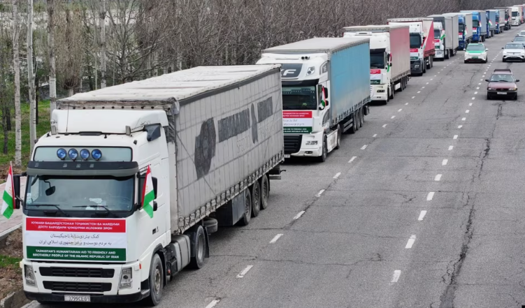 Тоҷикистон ба мардуми осебдида дар Эрон кумак фиристодааст